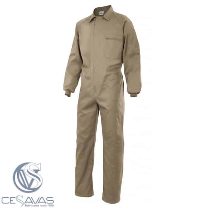 overall monza polyester cotton beige
